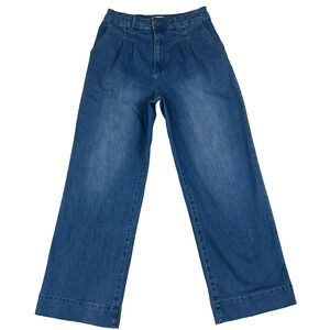 Bagatelle Collection Jeans Women's 29 Classic Tailored Blue Wide Leg 70s